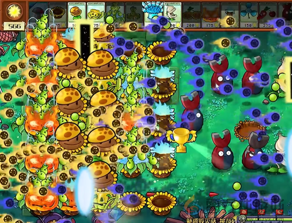 《植物大战僵尸杂交版》魅惑毁灭菇6通关攻略(图6)