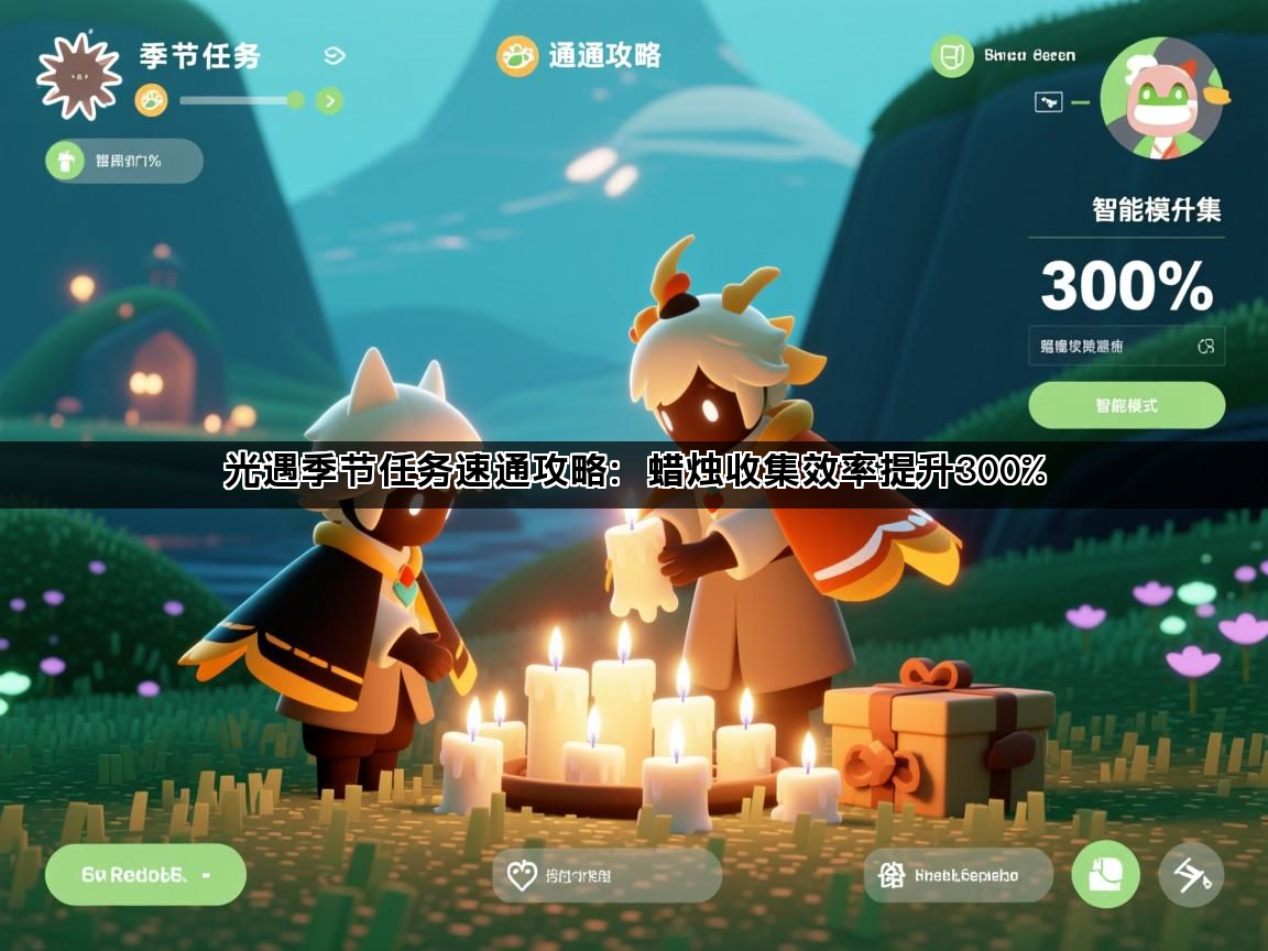 光遇季节任务速通攻略：蜡烛收集效率提升300%(图1)