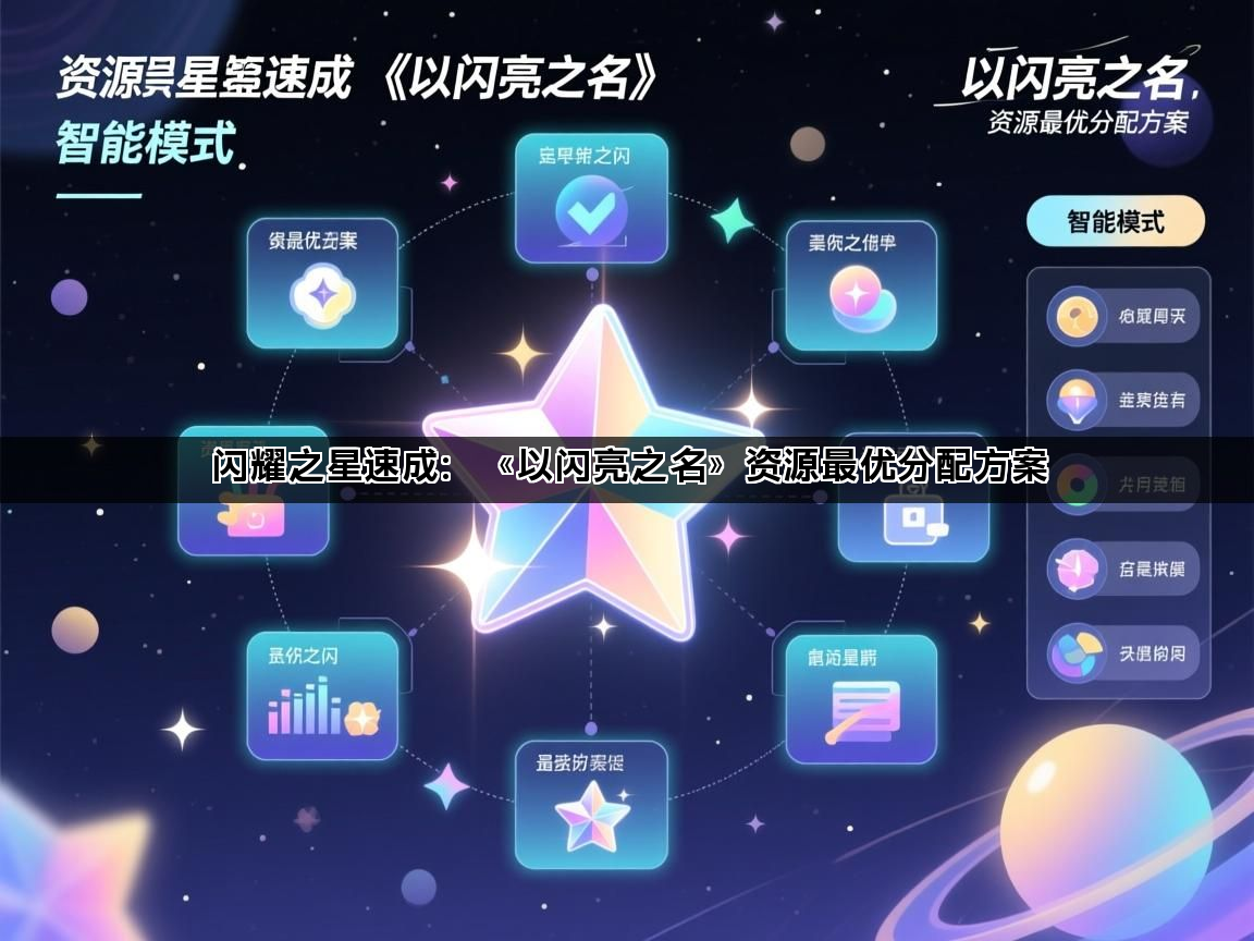 闪耀之星速成：《以闪亮之名》资源最优分配方案(图1)